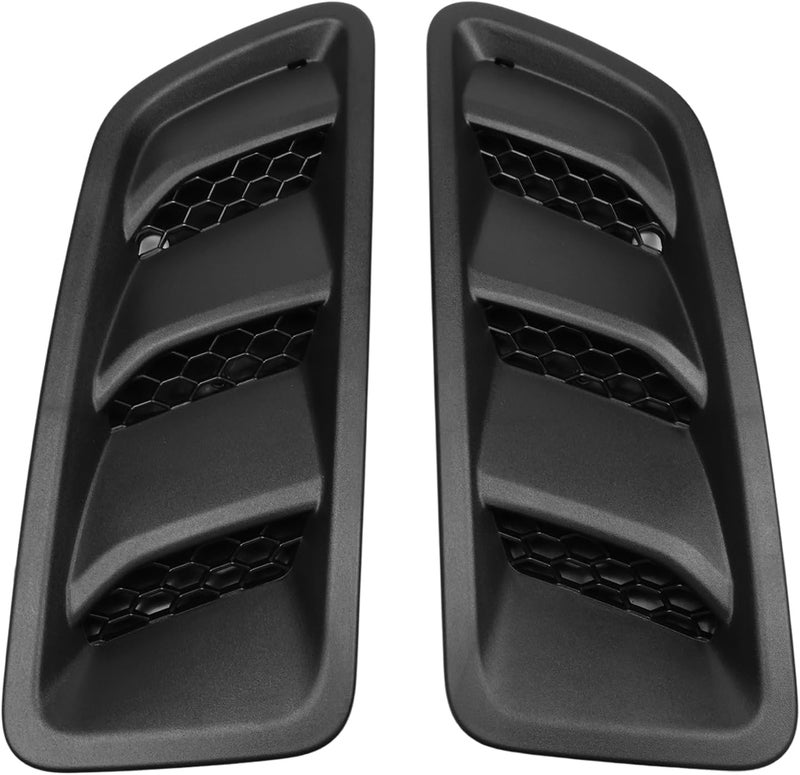 Fraylis Driver Side and Passenger Side Hood Vent Bezel for 2018-2024 Wrangler Gladiator 68293748AF 68293749AF 68293748AB - Image 1